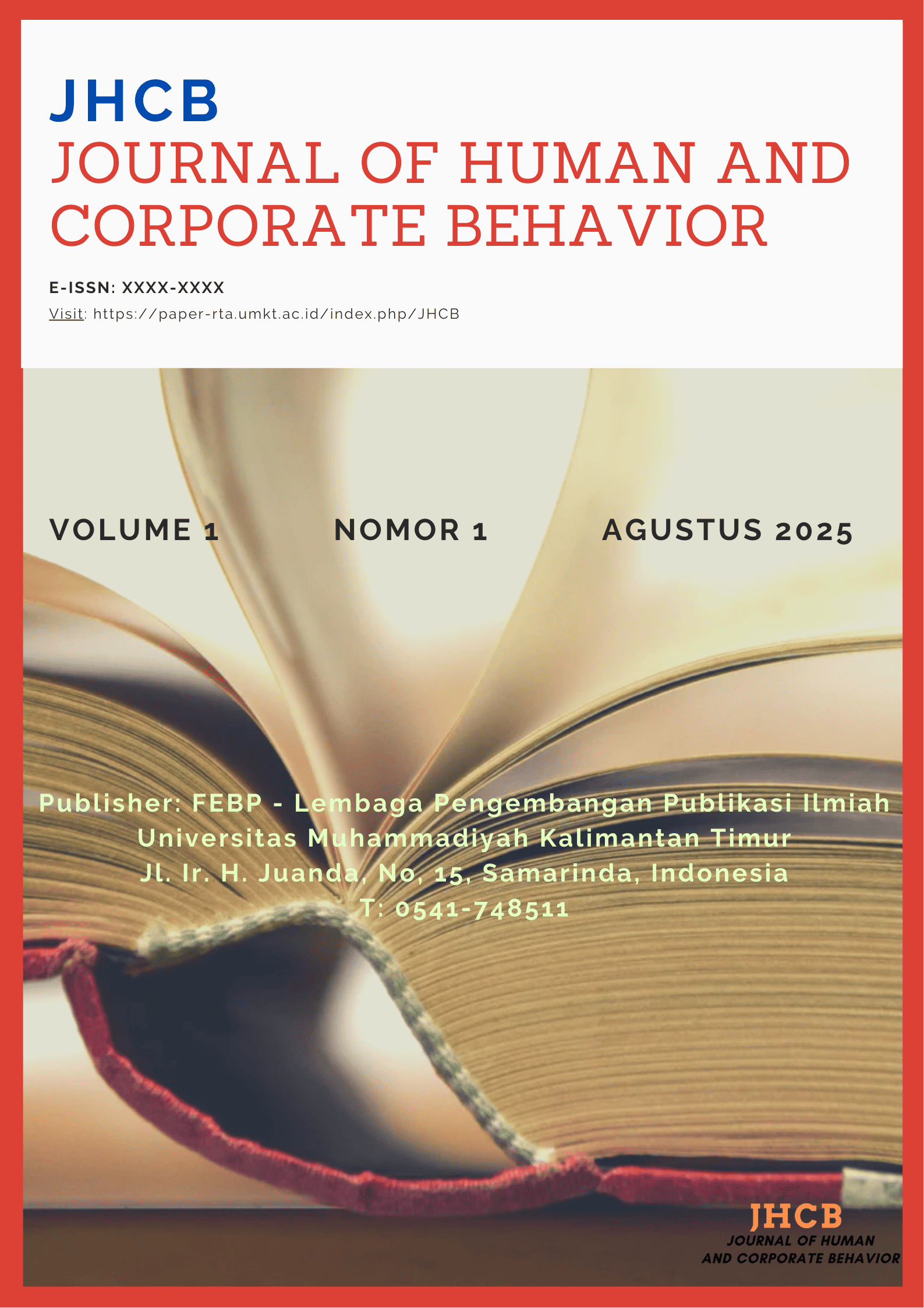 					View Vol. 1 No. 1 (2025): Journal of Human and Corporate Behavior
				
